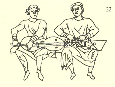 a renaissance hurdy gurdy